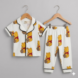 Pijama Takımı Kısa Kollu Ayıcık Bal